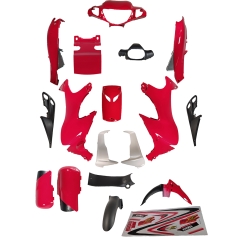 ΠΛΑΣΤΙΚΑ ΣΕΤ YAMAHA Z125 Υ125Z ΚΟΚΚΙΝΟ 17 ΤEM ΜΑΛΑΙΣΙΑΣ