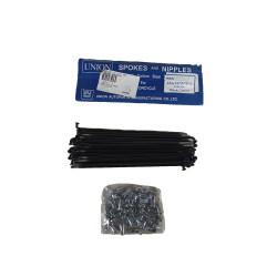 ΑΚΤΙΝΕΣ ΤΡΟΧΟΥ 157mm 10G ΜΑΥΡΕΣ  ΣΕΤ UNION