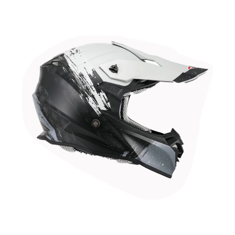 ΚΡΑΝΟΣ FSD ENDURO 617 ΣΧΕΔΙΟ ΜΑΥΡΟ ΜΑΤ ΓΚΡΙ ΑΣΠΡΟ