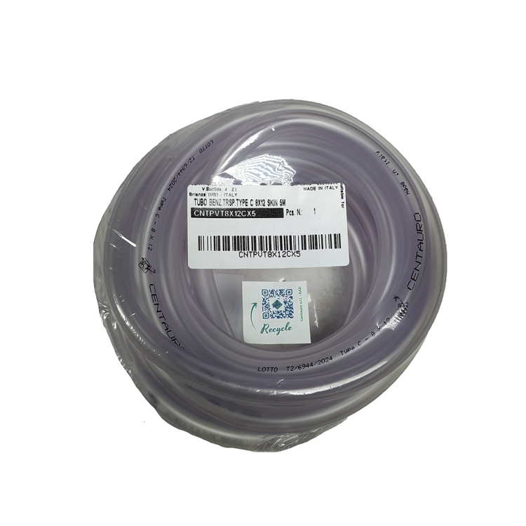 ΣΩΛΗΝΑΚΙ ΒΕΝΖΙΝΗΣ ΔΙΑΦΑΝΕΣ  8 Χ 12mm  CENTAYRO ΙΤΑΛΙΑΣ  ΤΟ ΜΕΤΡΟ