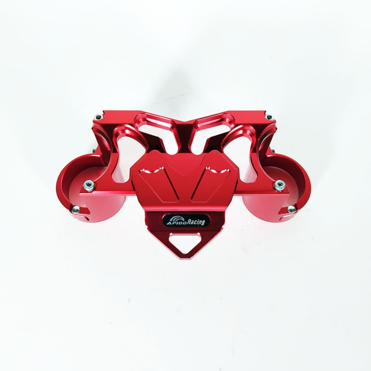 ΓΕΦΥΡΑ ΠΙΡΟΥΝΙΟΥ ΑΛΟΥΜΙΝΙΟΥ YAMAHA CRYPTON X-135 APIDO RACING ΚΟΚΚΙΝΗ