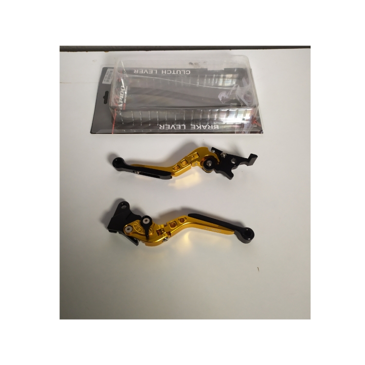 ΜΑΝΕΤΑ  SYM VF185 ΣΠΑΣΤΗ ΡΥΘΜΙΖΟΜΕΝΗ ΜΑΥΡΗ-ΧΡΥΣΗ APIDO ΣΕΤ