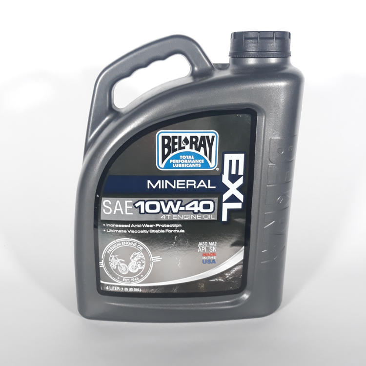 ΛΑΔΙ BEL-RAY 10W-40 EXL MINERAL 4Τ 4L
